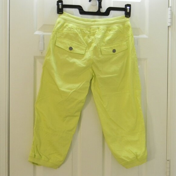 Jenna Rose Neon Green Pull-on Capris Sz 2 NWT - Picture 2 of 5
